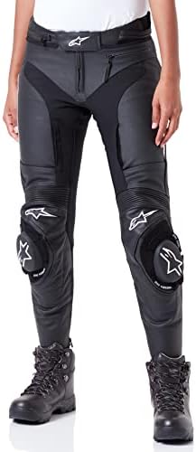 Alpinestars Missile V3 Motorcycle Leather Trousers (Black/White
